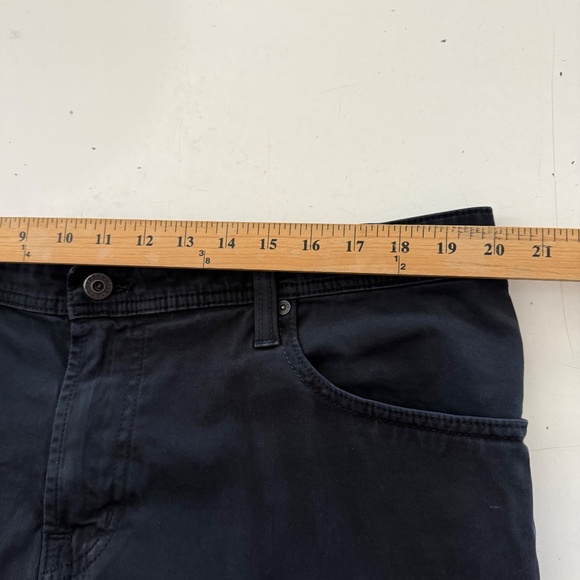 AG Adriano Goldschmied The Protege Straight Leg 5 Pocket Black Jeans Men 40 x 30 - Picture 7 of 11